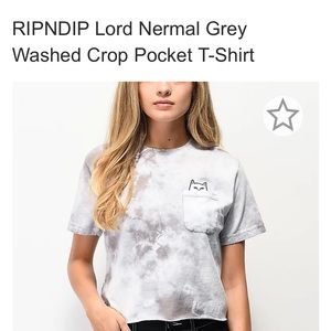 RIPNDIP marble crop t-shirt